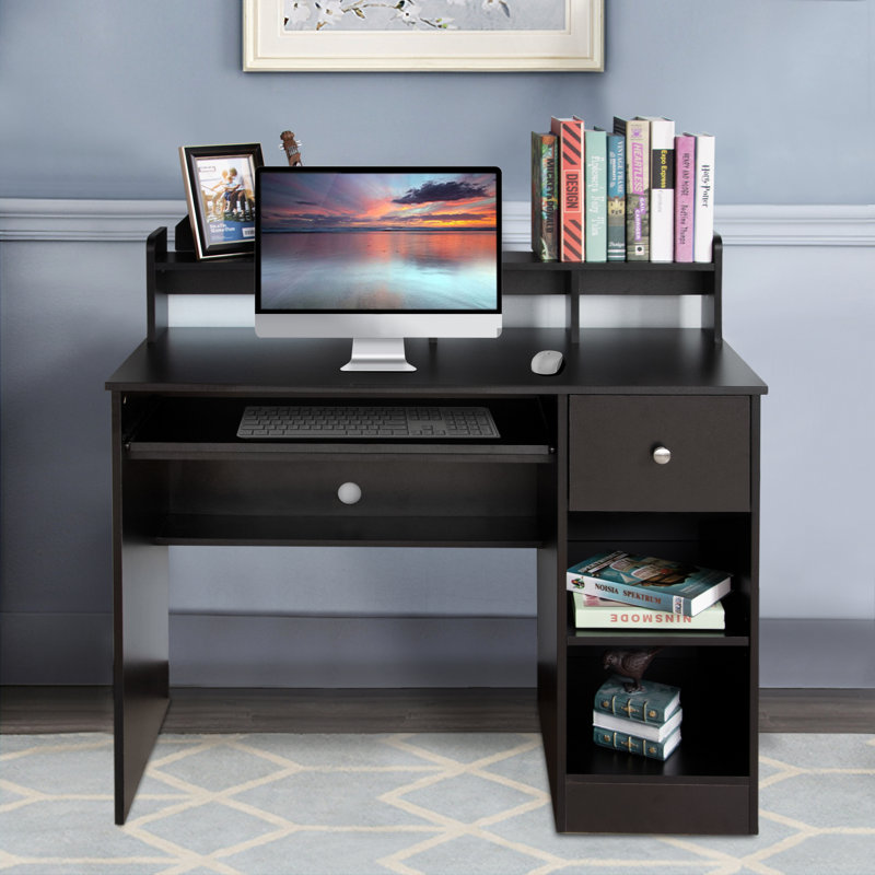 Red Barrel Studio® 42 Inch Writing Computer Desk With Keyboard Tray